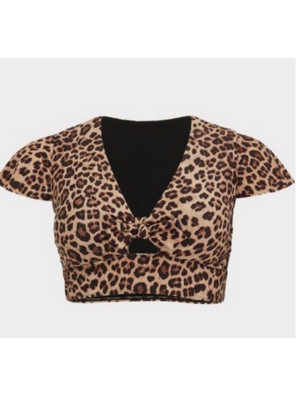 Torrid Plus Size 2X Leopard Print Bikini Swimsuit Set beachwear resortcore - Picture 3 of 8